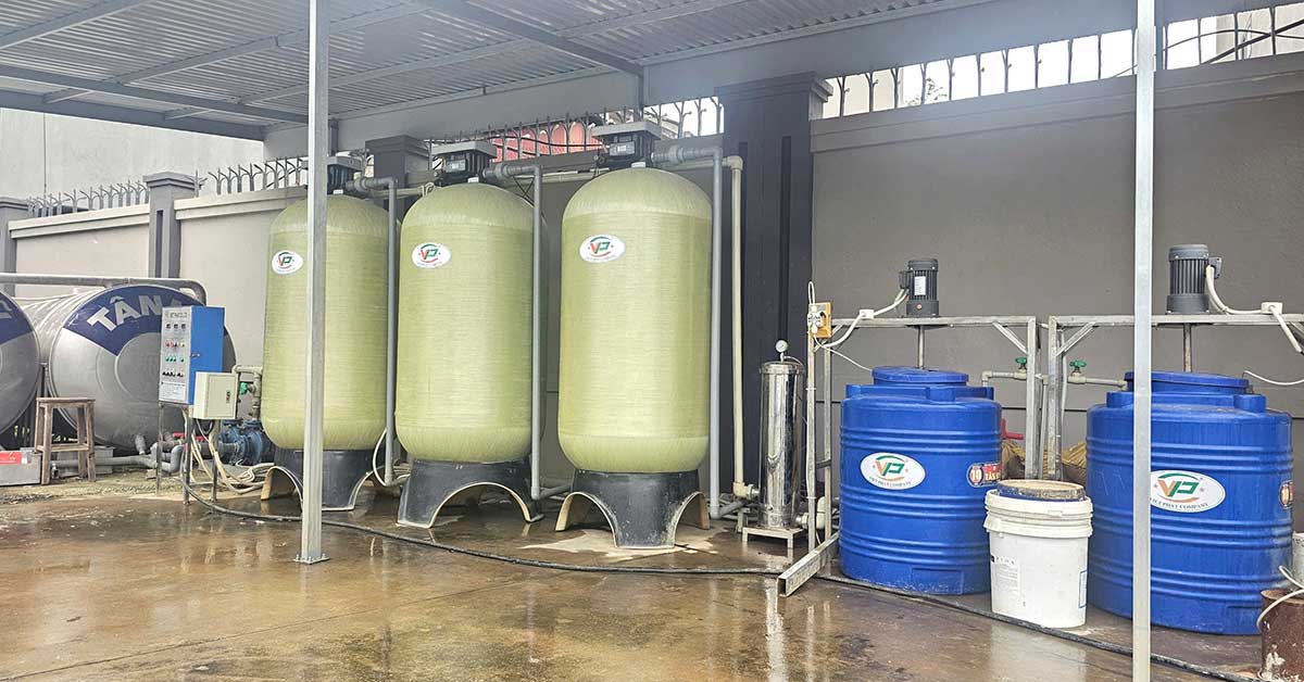 Hệ thống xử lý nước sinh hoạt cho khu dân cư
