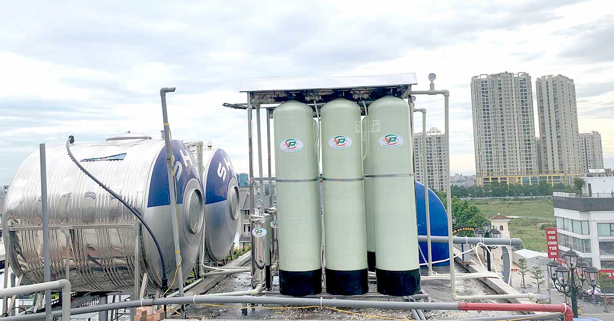 Hệ thống lọc nước sinh hoạt cho chung cư nhỏ