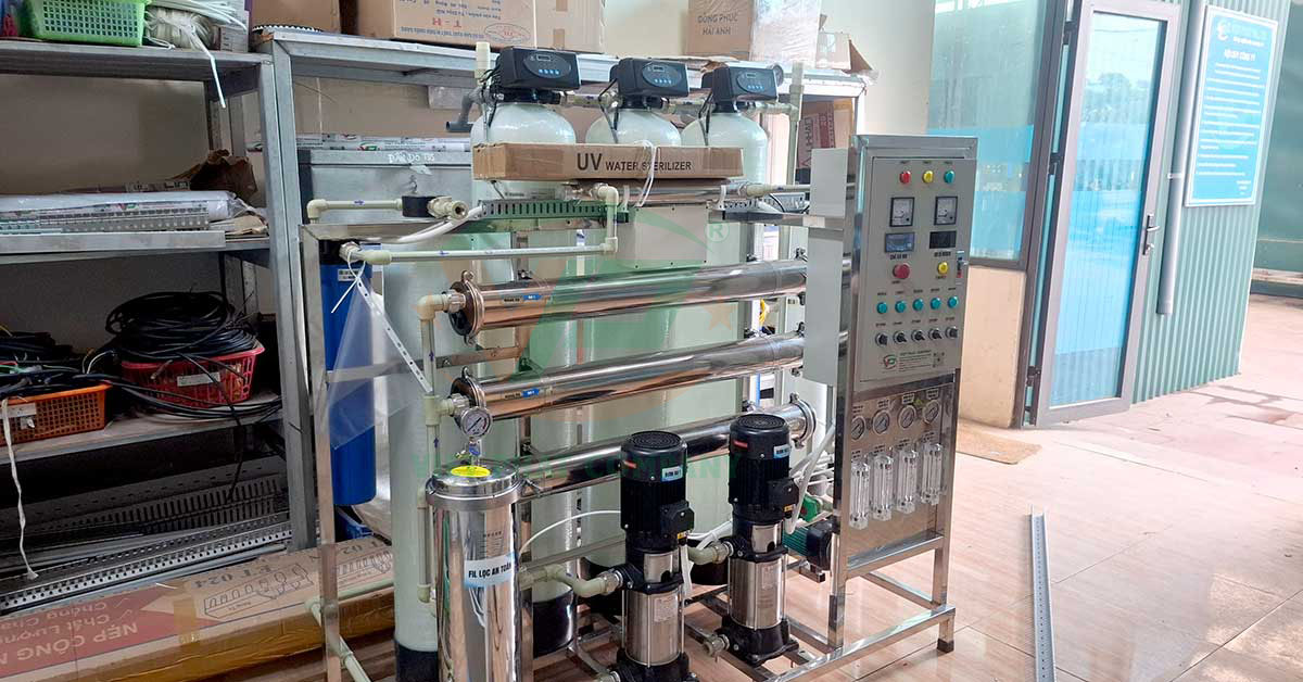 Hoàn thiện sản xuất hệ thống lọc nước RO 2 cấp – Mixbed 500L/h cho dự án tại Vĩnh Phúc