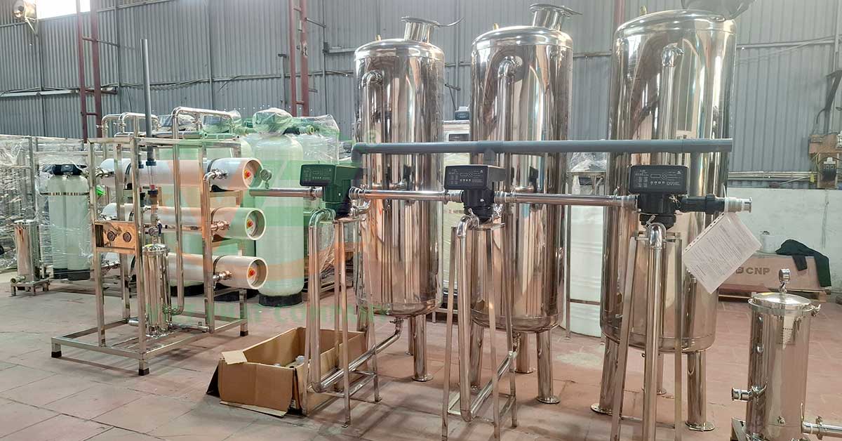 Hoàn thiện sản xuất hệ thống lọc nước RO 3000L/h