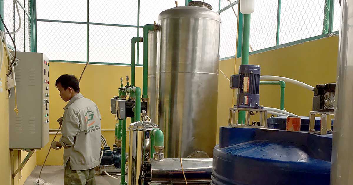 Lắp đặt hệ thống xử lý nước cấp cho sinh hoạt công suất lớn