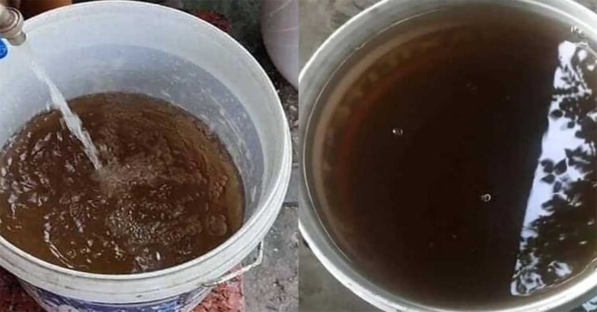 Nước giếng khoan ô nhiễm