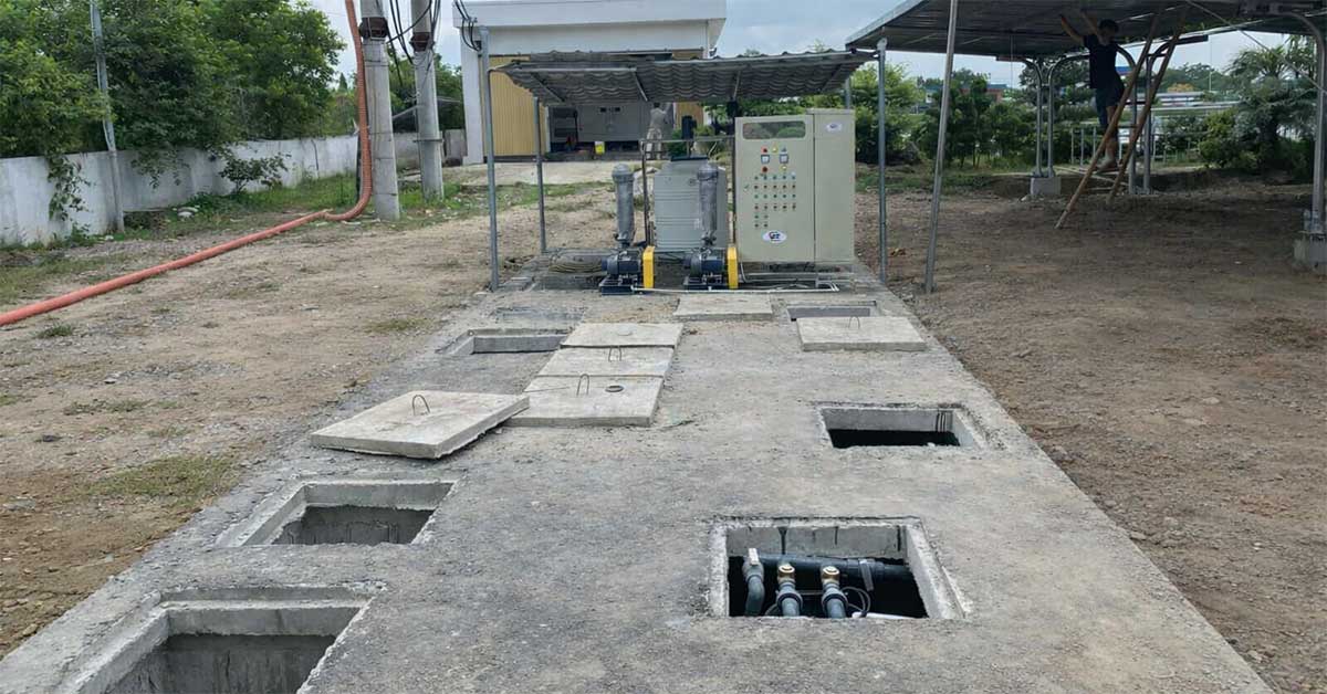 Dự án xử lý nước thải sinh hoạt 40m3/ngày đêm tại Nam Định
