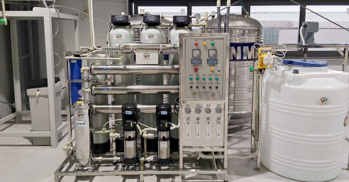 Hoàn thiện thi công dự án lọc nước RO 2 cấp – Mixbed 500l/h tại Vĩnh Phúc