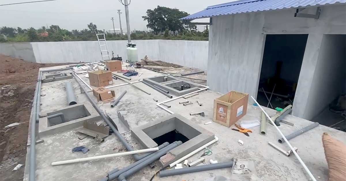 Dự án đang thi công đảm bảo đúng tiến độ