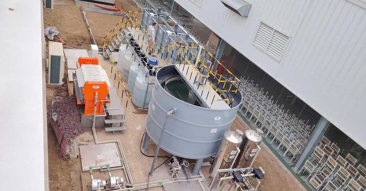 Dự án xử lý nước thải mực in 40m3/ngày đêm tại Thái Nguyên