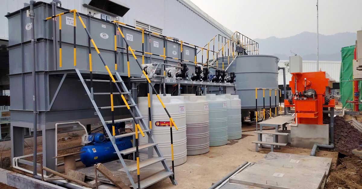 Hệ thống xử lý nước thải do Việt Phát thiết kế, sản xuất, lắp đặt