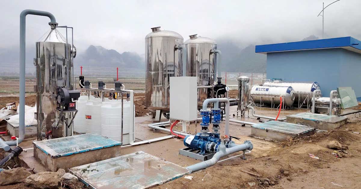 Hệ thống lọc nước mặt hiện đại
