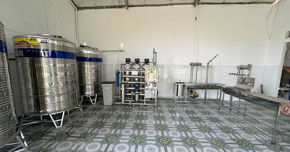 Bàn giao dự án lọc nước RO công nghiệp 1000L/H tại Thanh Hóa