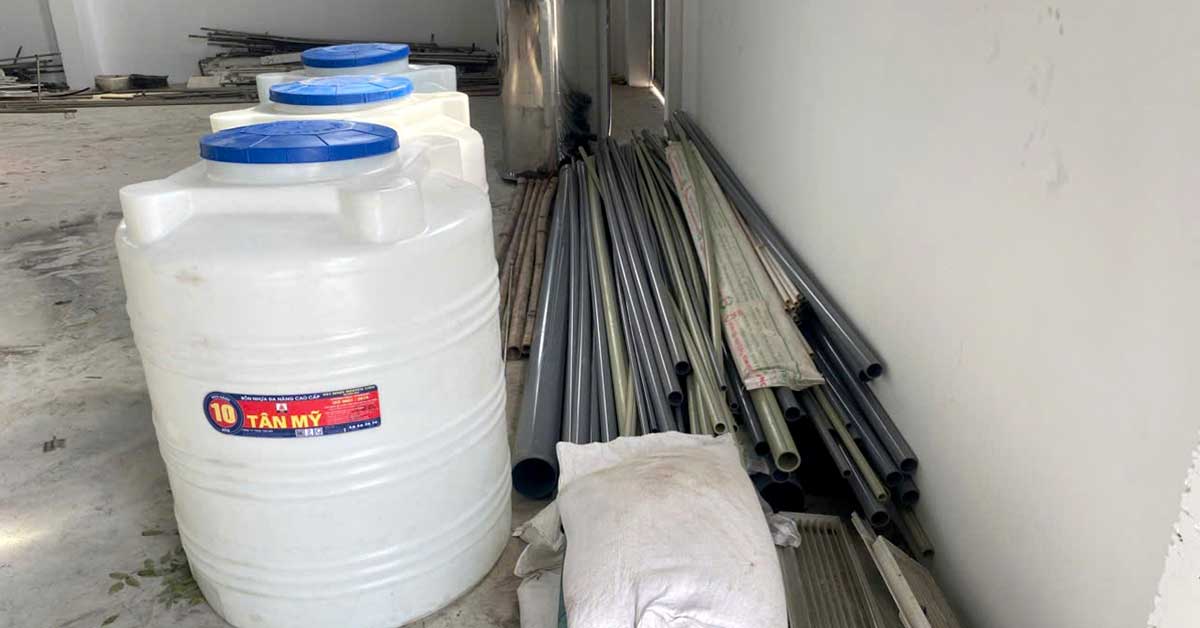 Bồn châm hóa chất, phụ kiện đường ống