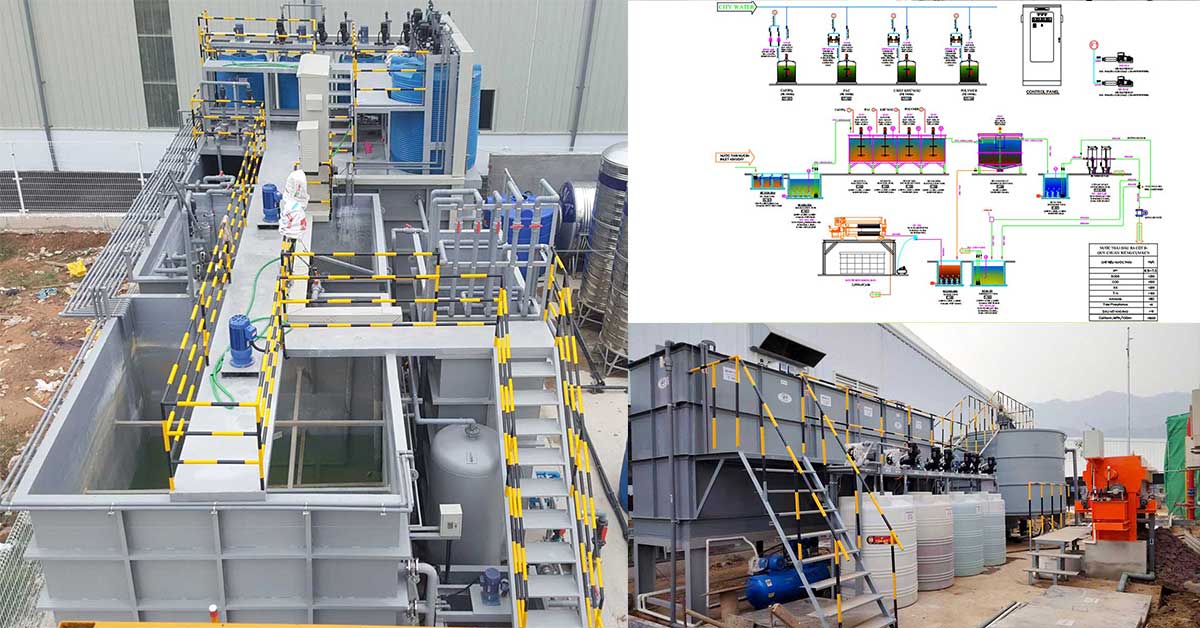 Cấu tạo và nguyên lý hoạt động của bể xử lý nước thải hợp khối