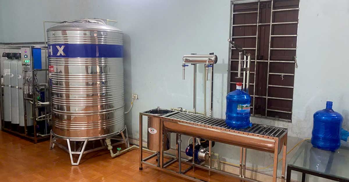 Dự án lọc nước RO công nghiệp 500l/h tại Bắc Giang