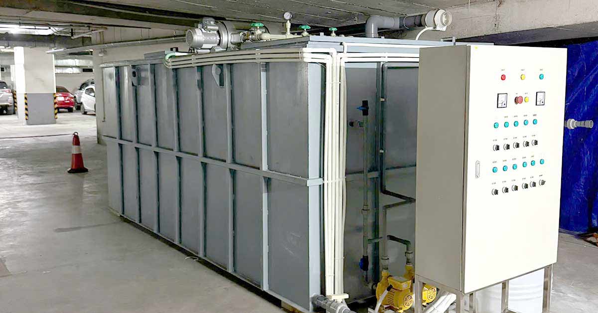 Module xử lý nước thải y tế hợp khối bằng công nghệ MBR
