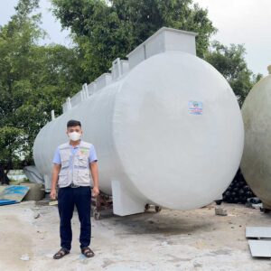 module xử lý nước thải hợp khối composite 50m3/ngày đêm