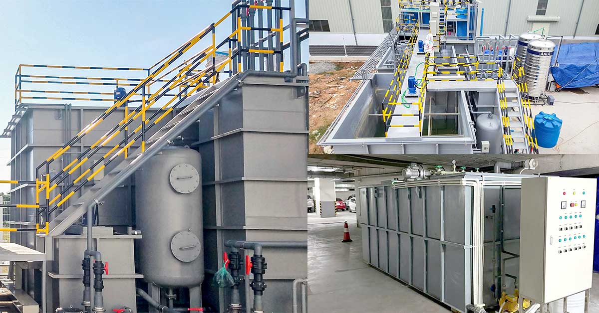 Dự án xử lý nước thải hợp khối