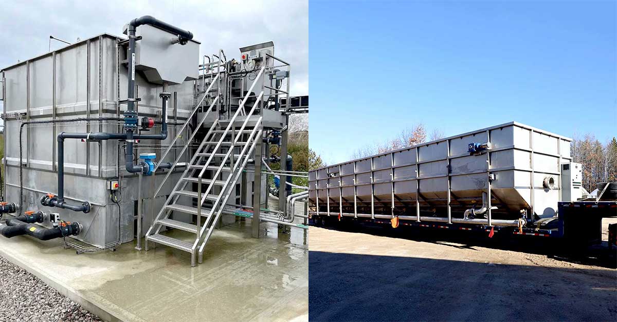 Module xử lý nước thải hợp khối inox
