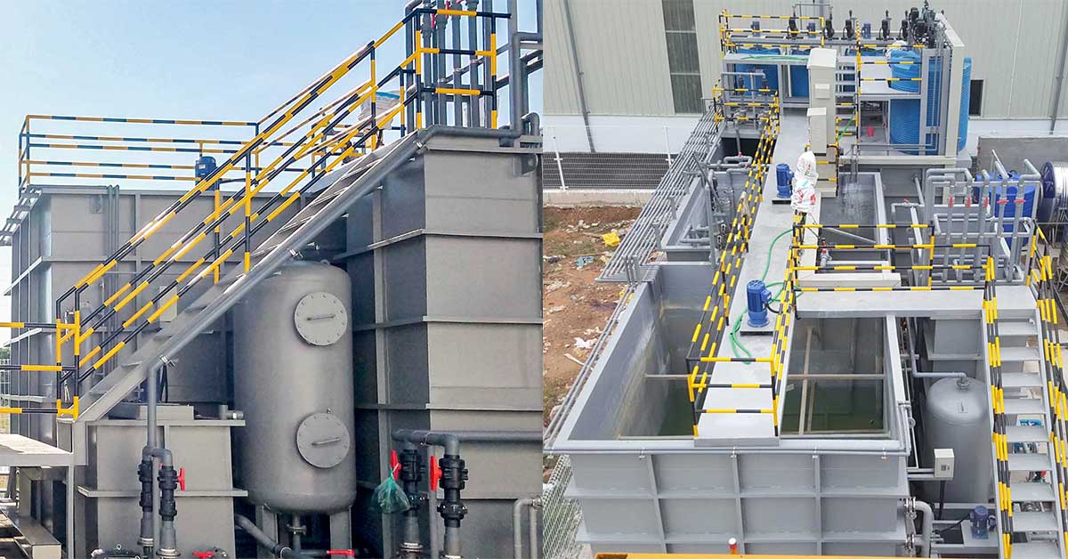 Module xử lý nước thải hợp khối thép công suất 15-20m3/ngày đêm