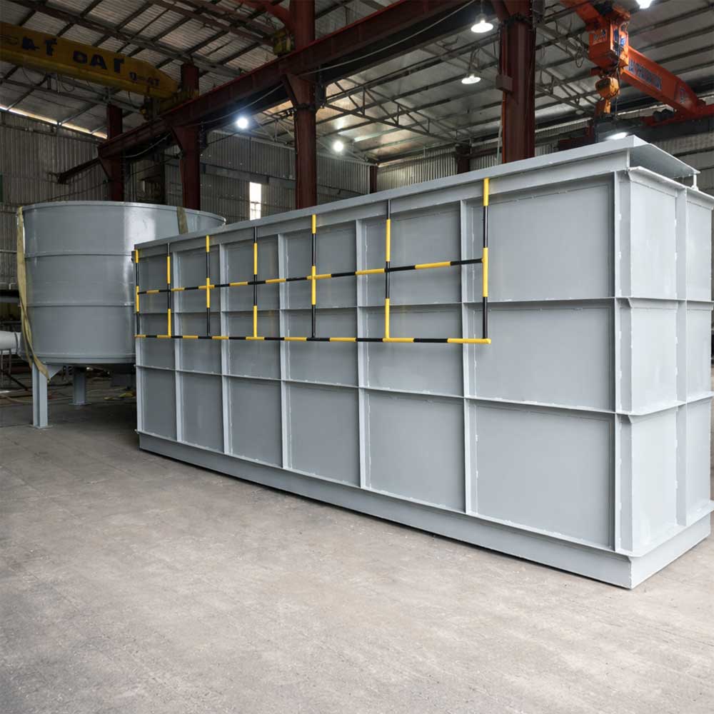 module xử lý nước thải hợp khối thép 20m3/ngày đêm