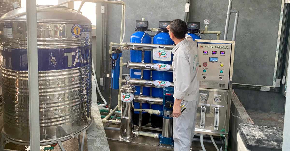 Hệ thống lọc nước RO công nghiệp 750L/h số 2