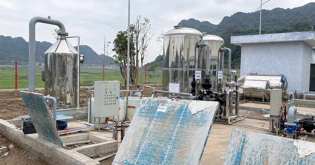 Dự án lọc nước công nghiệp 40m3/h tại Thái Nguyên
