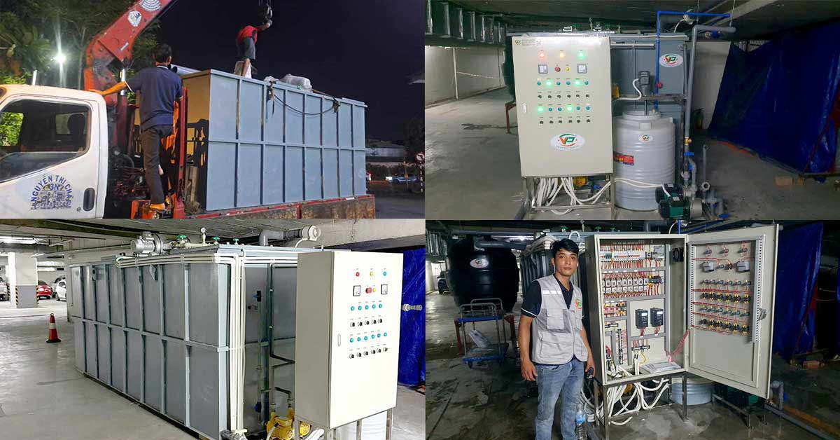 Module xử lý nước thải y tế do Việt Phát thi công