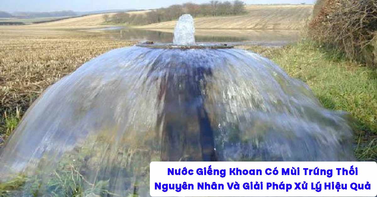 Nước Giếng Khoan Có Mùi Trứng Thối: Nguyên Nhân Và Giải Pháp Xử Lý Hiệu Quả