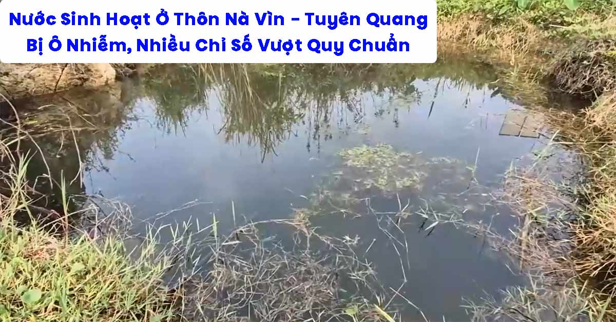 Nước Sinh Hoạt Ở Thôn Nà Vìn Bị Ô Nhiễm, Nhiều Chỉ Số Vượt Quy Chuẩn