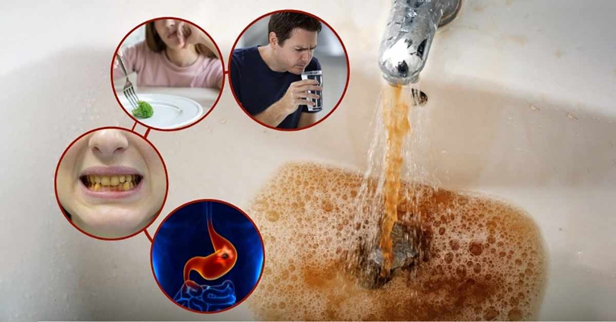 Tác hại khi sử dụng nước giếng khoan chứa cặn đỏ