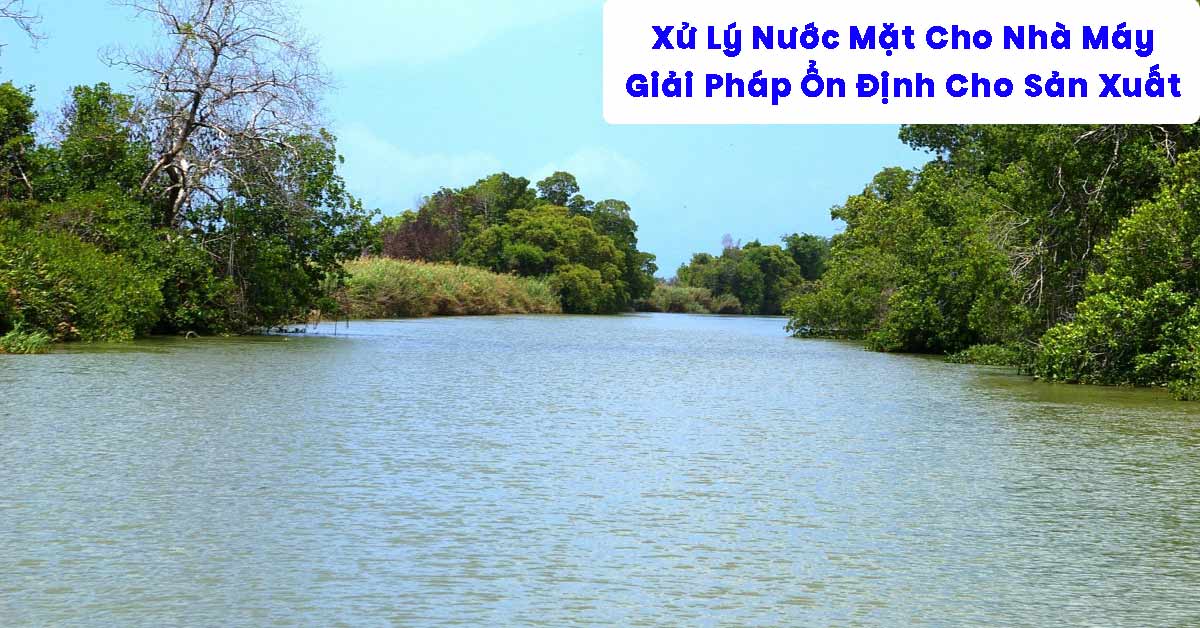 Xử Lý Nước Mặt Cho Nhà Máy – Giải Pháp Ổn Định Cho Sản Xuất 