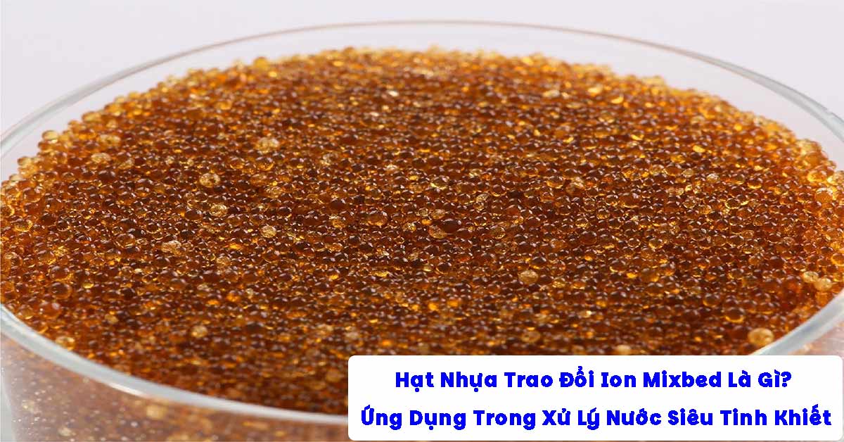 Hạt Nhựa Trao Đổi Ion Mixbed Là Gì? Ứng Dụng Trong Xử Lý Nước Siêu Tinh Khiết