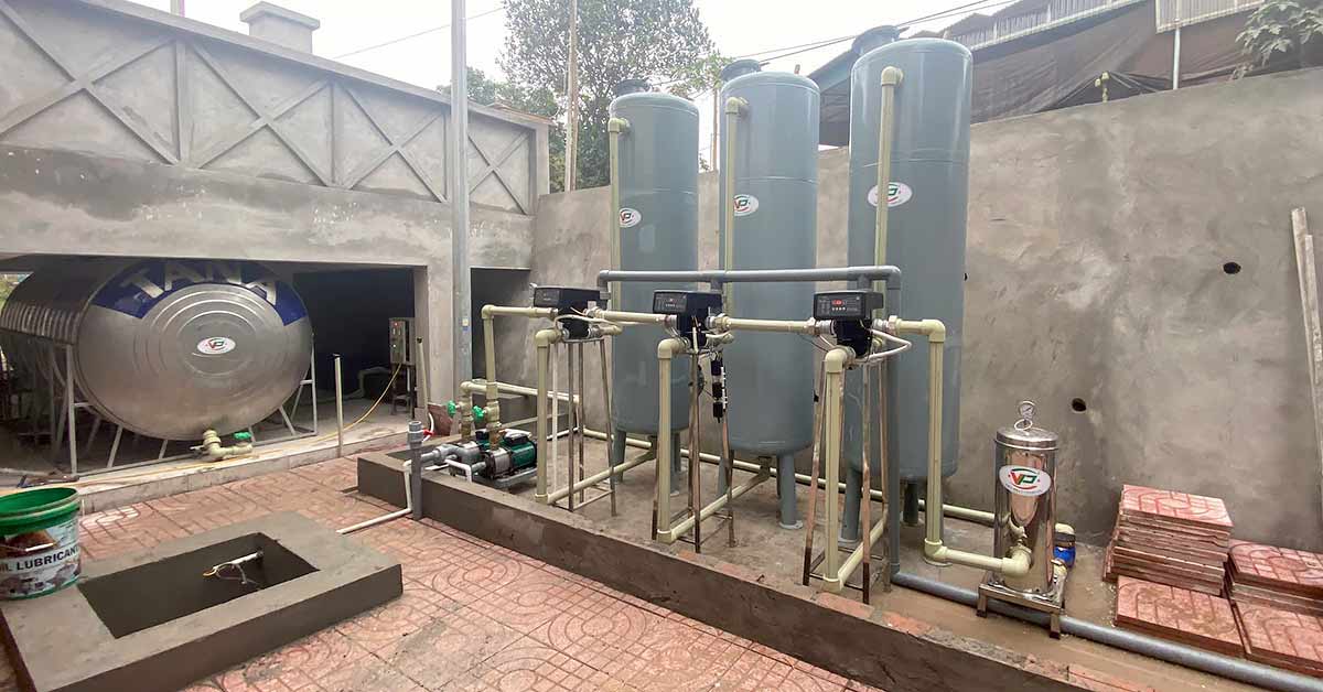 Hệ thống xử lý nước giếng khoan