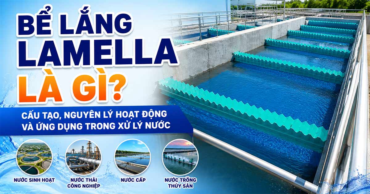 Bể Lắng Lamella Là Gì? Cấu Tạo, Nguyên Lý Hoạt Động Và Ứng Dụng Trong Xử Lý Nước