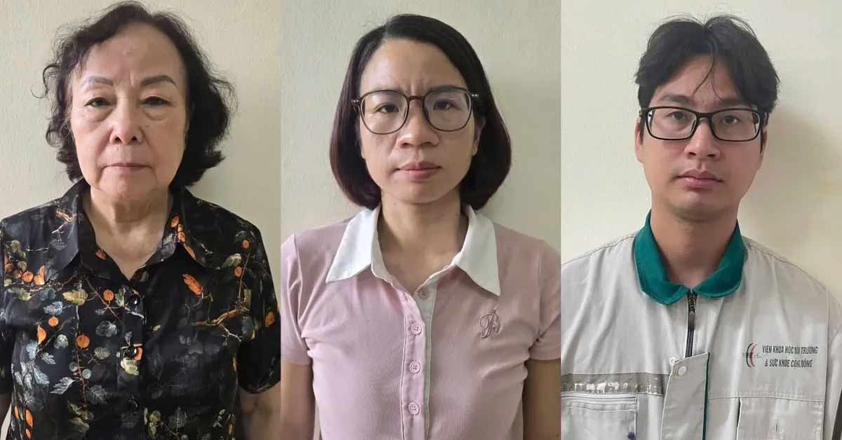 Viện trưởng và 2 thành viên của Viện Khoa học môi trường và sức khỏe cộng đồng