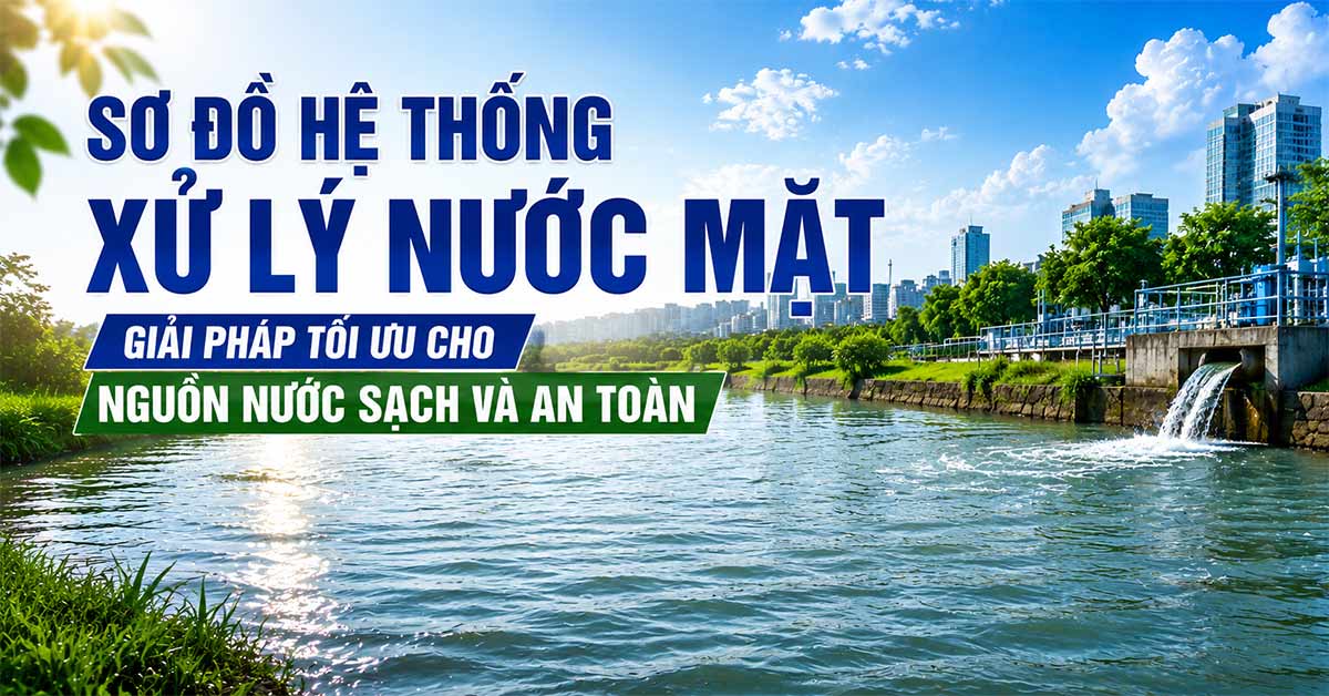 Sơ Đồ Hệ Thống Xử Lý Nước Mặt Giải Pháp Tối Ưu Cho Nguồn Nước Sạch Và An Toàn