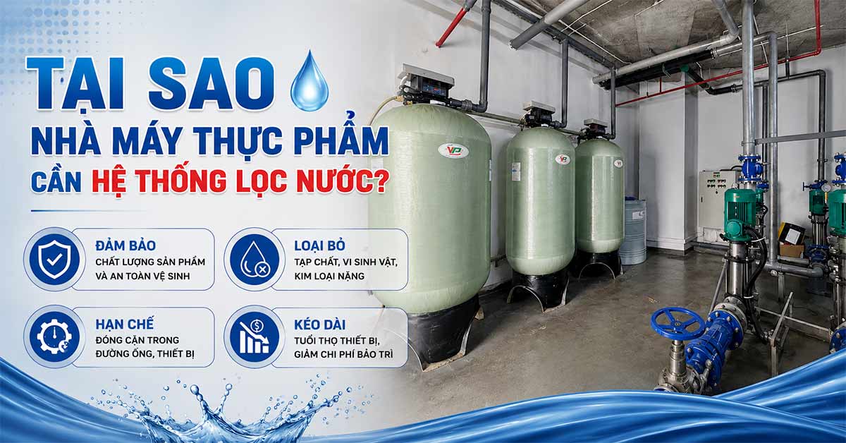 Lợi ích khi đầu tư hệ thống lọc nước cho nhà máy