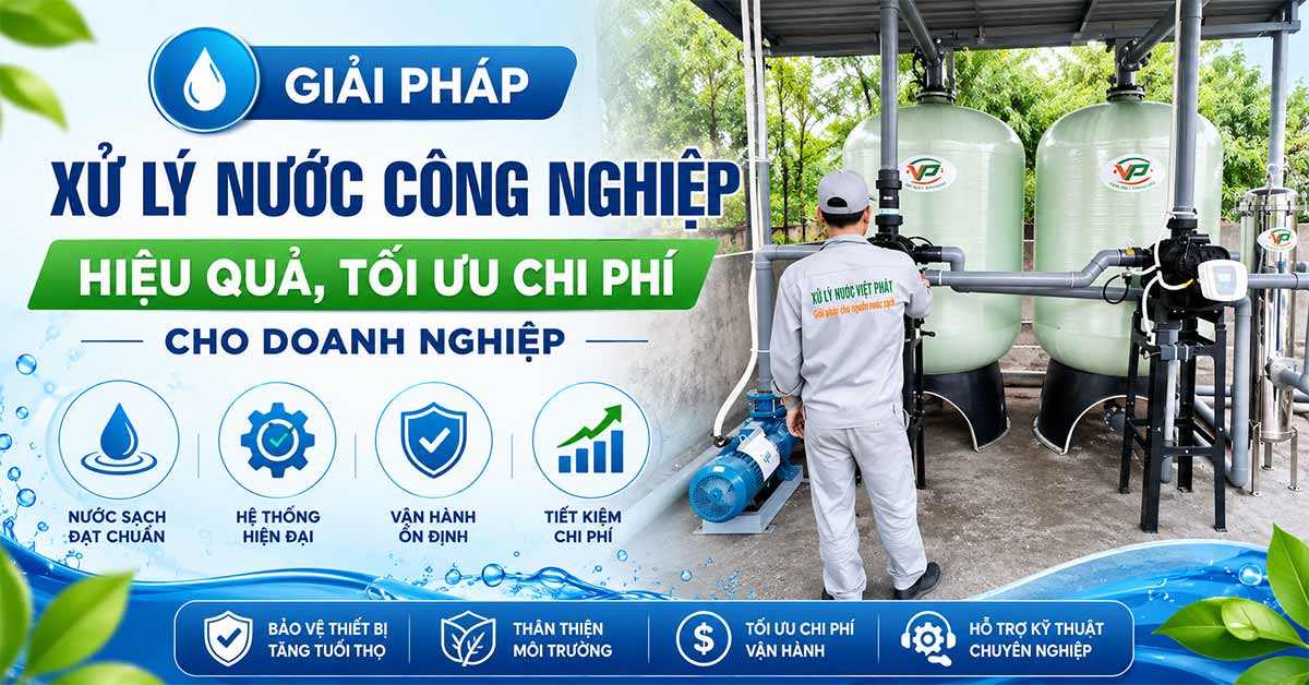 Giải Pháp Xử Lý Nước Công Nghiệp Hiệu Quả, Tối Ưu Chi Phí Cho Doanh Nghiệp