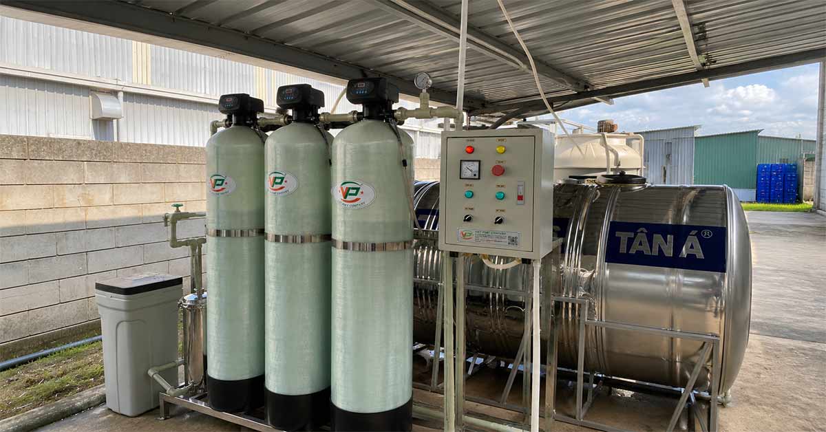 Dự án lọc nước đầu nguồn 2.5m3/h tại Phú Thọ
