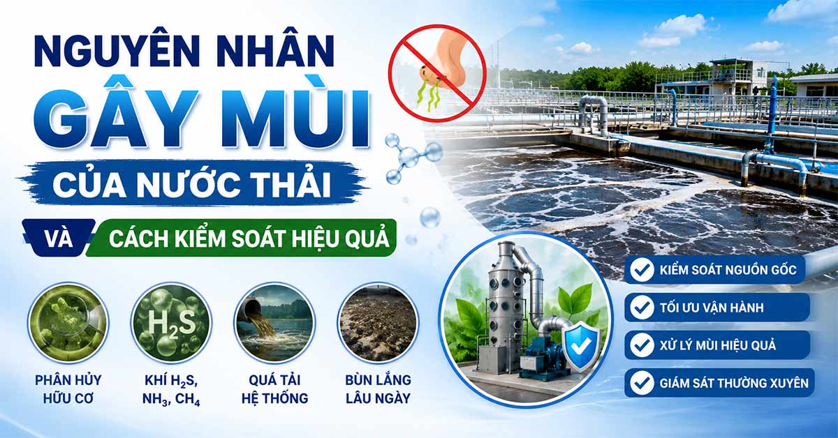Nguyên Nhân Gây Mùi Của Nước Thải Và Cách Kiểm Soát Hiệu Quả