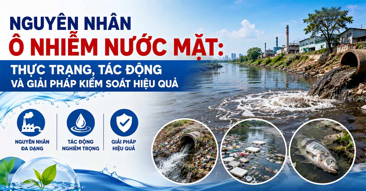 Nguyên Nhân Ô Nhiễm Nước Mặt: Thực Trạng, Tác Động Và Giải Pháp Kiểm Soát Hiệu Quả