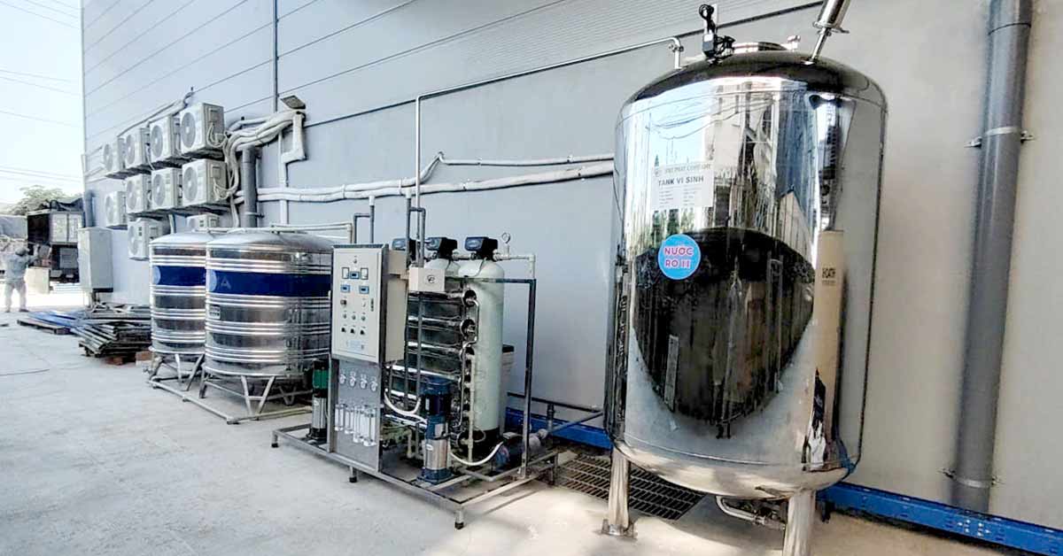 Dự án lọc nước RO 2 cấp 500L/H tại Thạch Thất