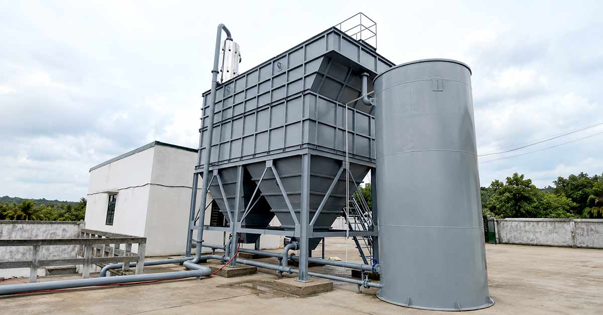 Hệ thống bể lắng, tháo oxy hóa của dự án