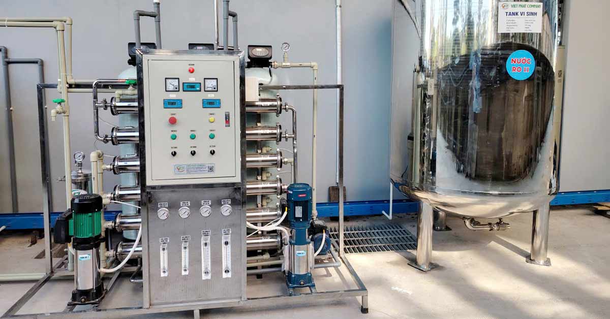 Hệ thống lọc nước RO 2 cấp 500L/H tại Thạch Thất