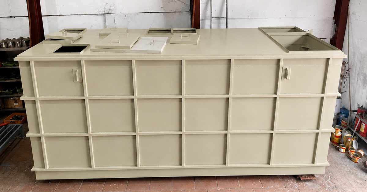 Module xử lý nước thải hợp khối PP 30m3/ngày đêm