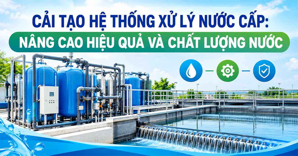 Cải Tạo Hệ Thống Xử Lý Nước Cấp: Nâng Cao Hiệu Quả Và Chất Lượng Nước