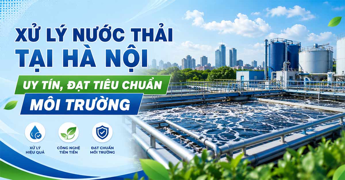 Xử Lý Nước Thải Tại Hà Nội Uy Tín, Đạt Tiêu Chuẩn Môi Trường