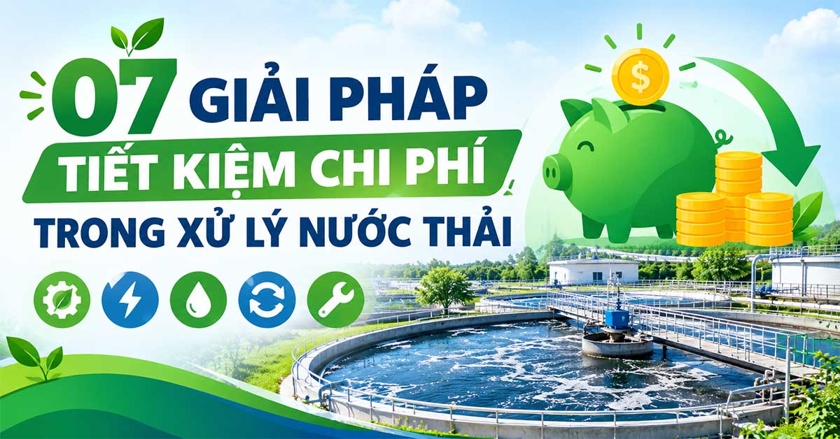 07 Giải Pháp Tiết Kiệm Chi Phí Trong Xử Lý Nước Thải