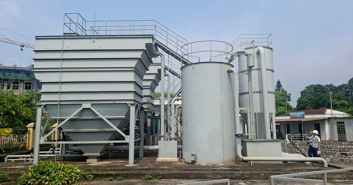 Bể lắng lamen 3000m3/ngày đêm
