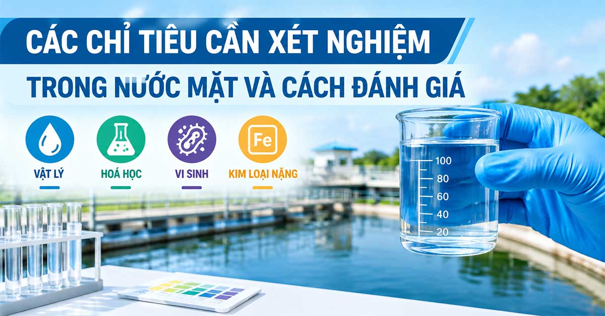 Các Chỉ Tiêu Cần Xét Nghiệm Trong Nước Mặt Và Cách Đánh Giá