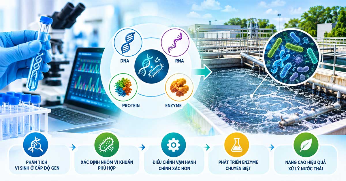 Công nghệ sinh học phân tử trong xử lý nước thải