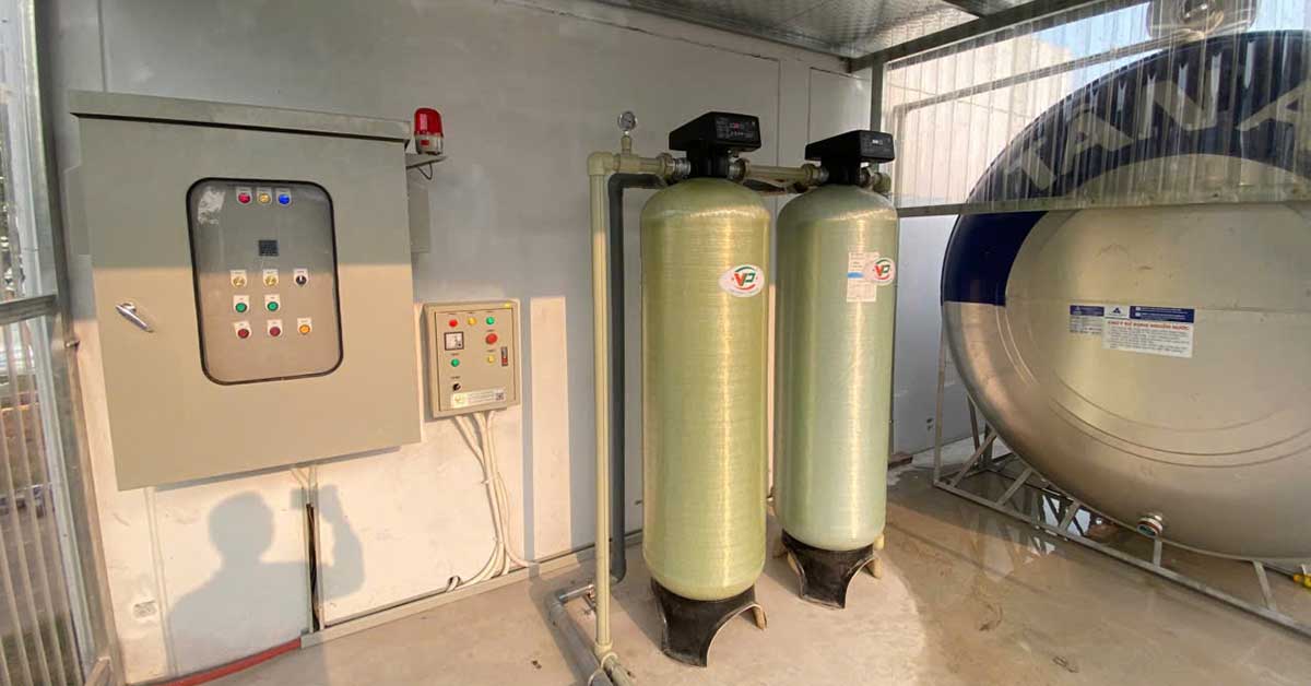 Dự án lọc nước công nghiệp 6m3/h tại KCN Đồng Văn II, Hà Nam